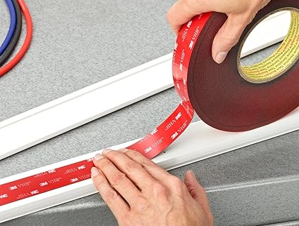 3M VHB 5952 Double-Sided Adhesive Tape — Permanent Bonding Solution (19mm x 3m, Black)
